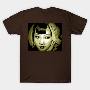 Anna May Wong moss grn T-Shirt